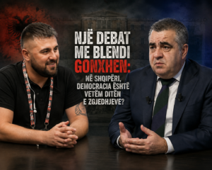 NJË DEBAT ME BLENDI GONXHEN:                                NË SHQIPËRI, DEMOKRACIA ËSHTË                     VETËM DITËN E ZGJEDHJEVE?